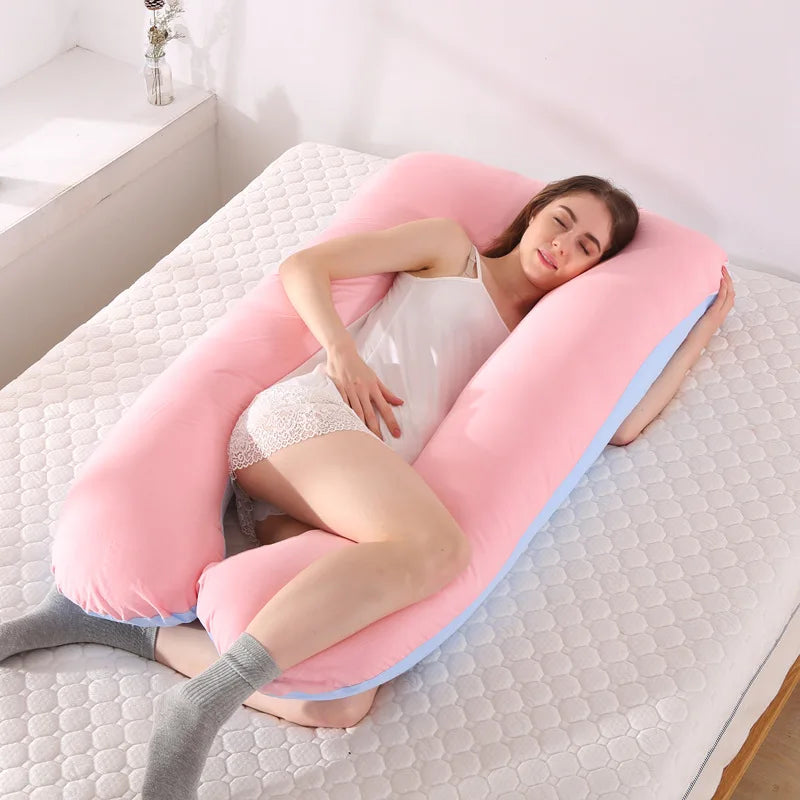 Coussin de maternité en U lavable
