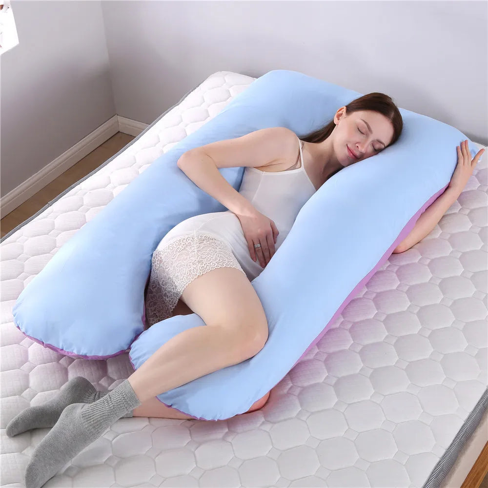 Coussin de maternité en U lavable