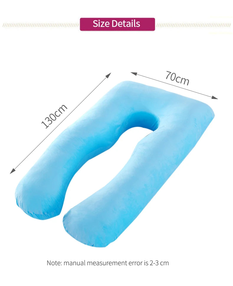 Coussin de maternité en U lavable