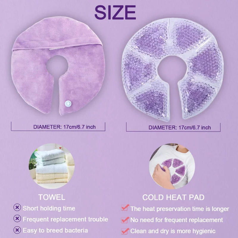 Compresses gel chaud froid pour l'allaitement